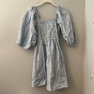 Blue striped billabong dress